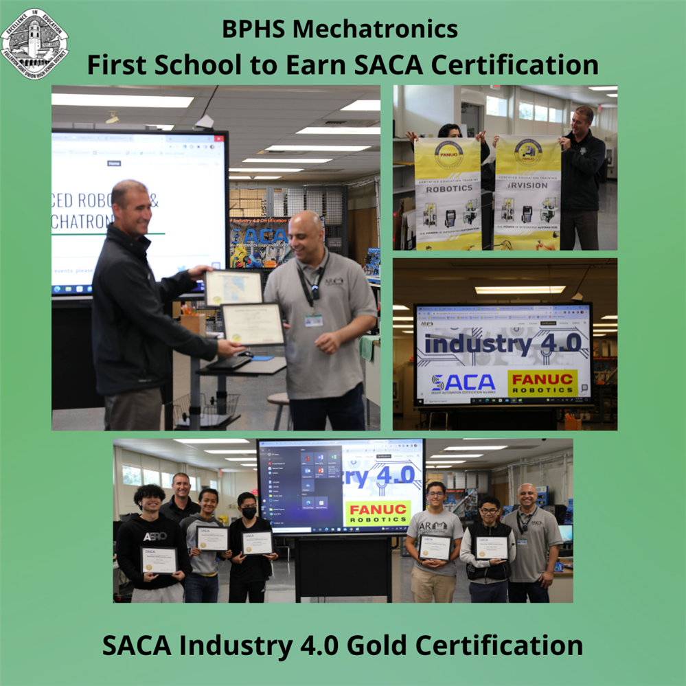 Buena Park High becomes first school in state to offer SACA tech certifications - click here to read more